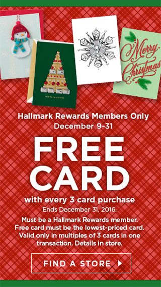 Free Card with every 3 card purchase