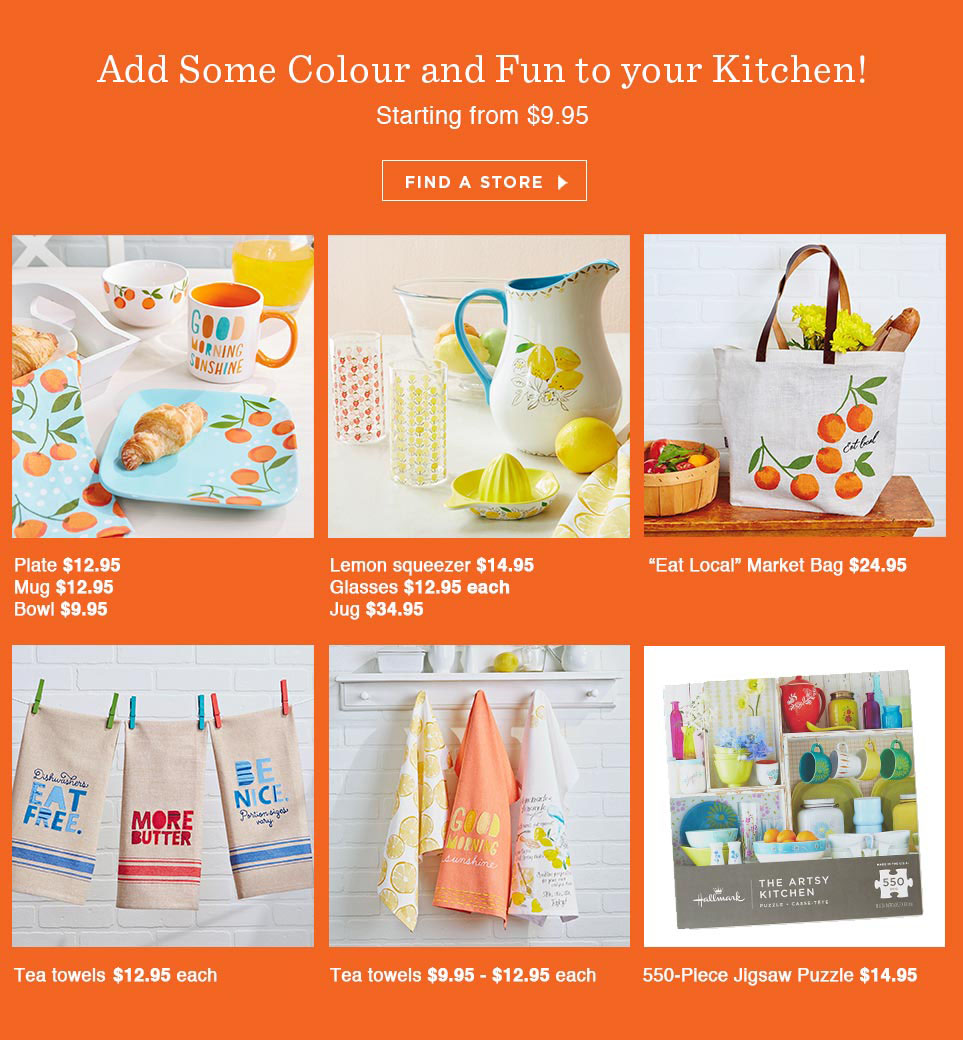 Add Some Colour and Fun to your Kitchen