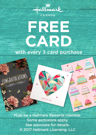 Free Card with every 3 card purchase