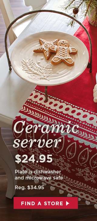 Ceramic server - $24.95