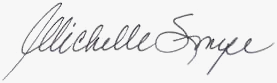 Michelle Smye Signature